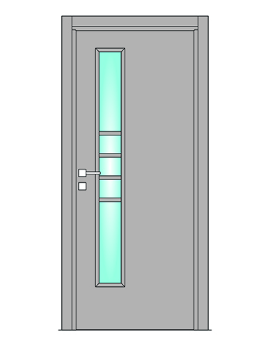 Ușă laminată Revers model Linea - imagine 5